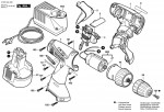 Bosch 0 603 944 460 Psr 1440 Cordless Drill 14.4 V / Eu Spare Parts